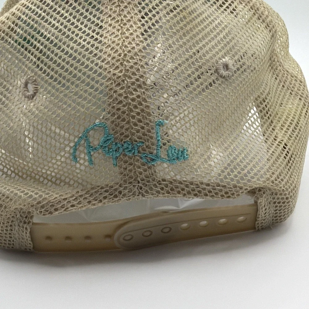 Piper Lou Hat Sunshine & Beer That's Why‎ I'm Here Trucker Mesh Cap